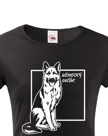 Dámské tričko Německý ovčák
