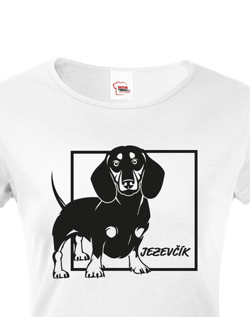 Dámské tričko Jezevčík