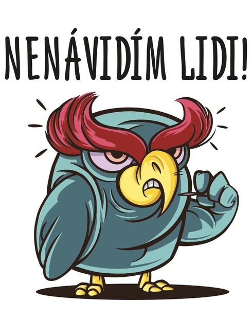 Vtipný hrnek Nenávidím lidi!