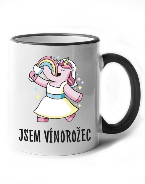 Hrnek pro milovníky vína Jsem vínorožec