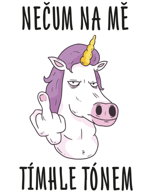 Vtipný keramický hrnek Nečum na mě tímhle tónem