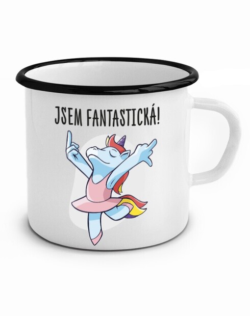 Vtipný plecháček Jsem fantastická!