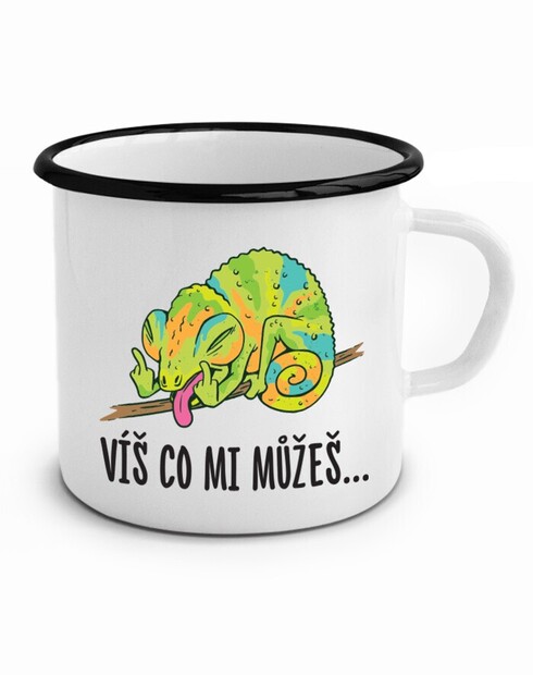 Vtipný plecháček Víš co mi můžeš...