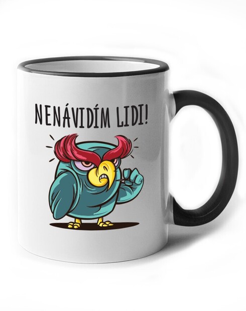 Vtipný hrnek Nenávidím lidi!