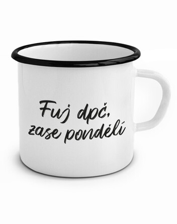 Vtipný plecháček Fuj dpč, zase pondělí