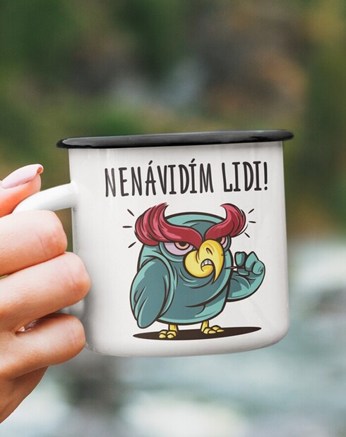 Vtipný plecháček Nenávidím lidi!