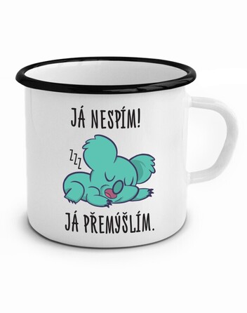 Vtipný plecháček Já nespím já přemýšlím