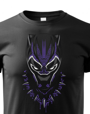Dětské tričko s potiskem Black Panther