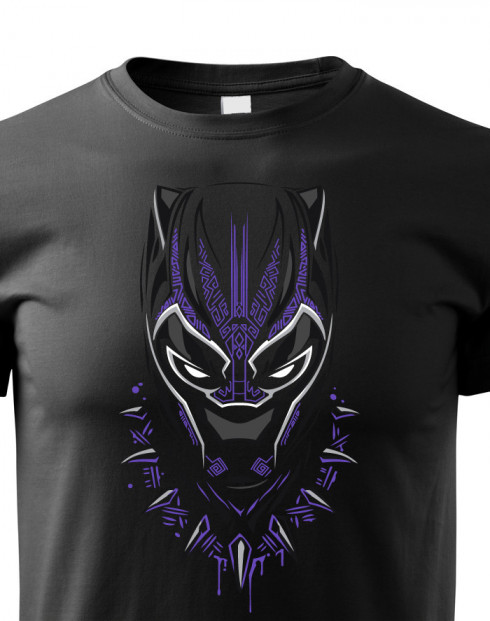 Dětské tričko s potiskem Black Panther