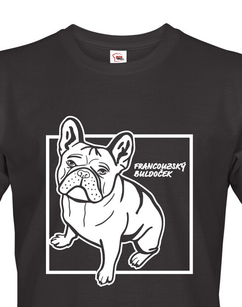 Pánské tričko Francouzský buldoček
