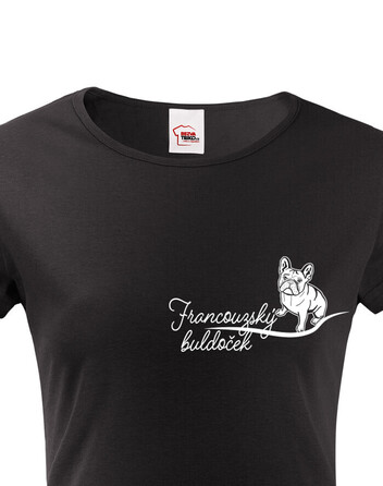 Dámské tričko Francouzský buldoček 2