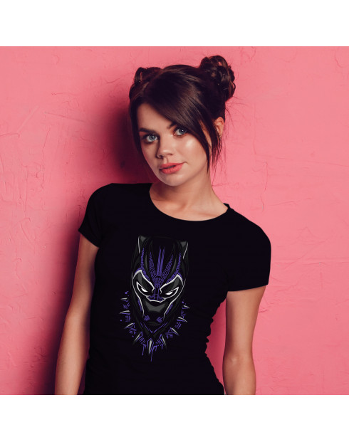 Dámské tričko s potiskem Black Panther