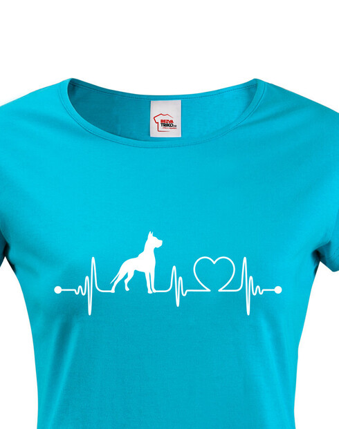 Dámské tričko Dobrman tep