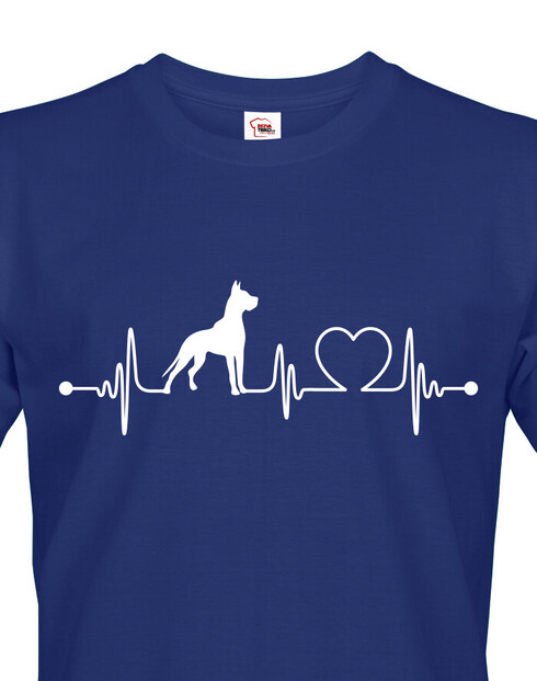 Pánské tričko Dobrman tep