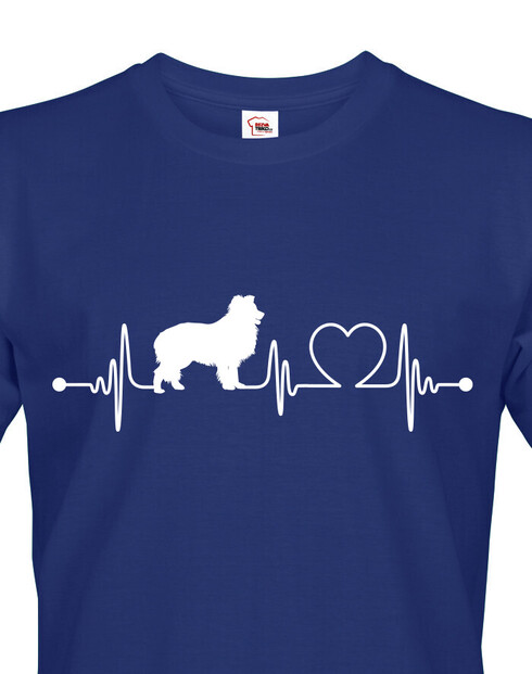 Pánské tričko Border kolie tep