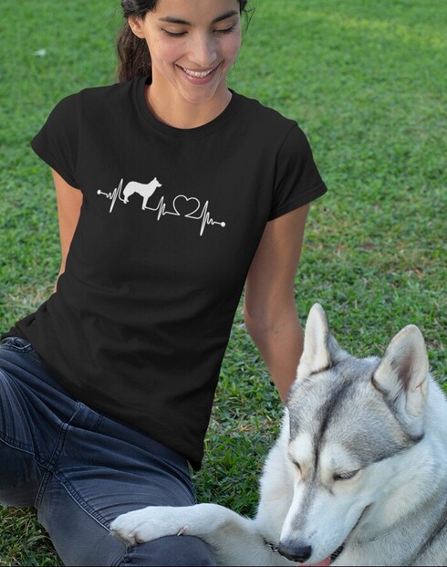 Dámské tričko Husky tep