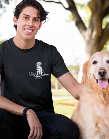 Pánské tričko Zlatý retrívr 2