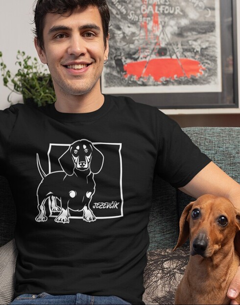 Pánské tričko Jezevčík