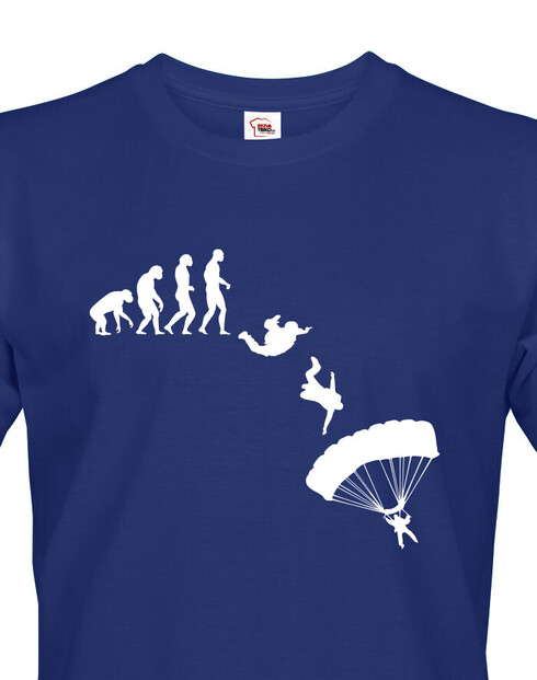 Pánské tričko Parašutista evoluce