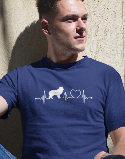 Pánské tričko Border kolie tep