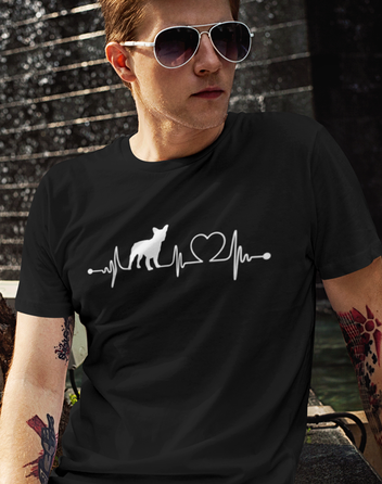 Pánské tričko Francouzský buldoček tep