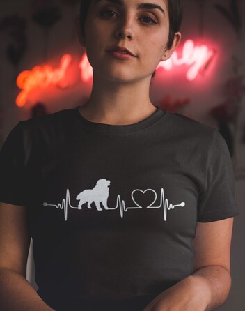 Dámské tričko Bernský salašnický pes tep