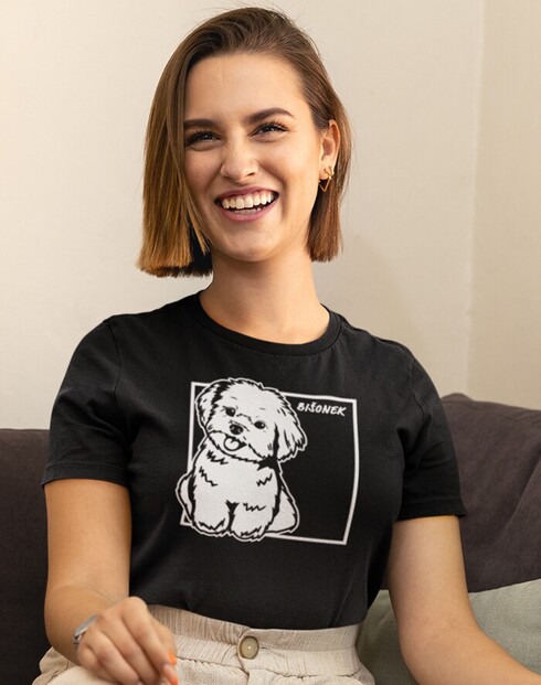 Dámské tričko Bišonek