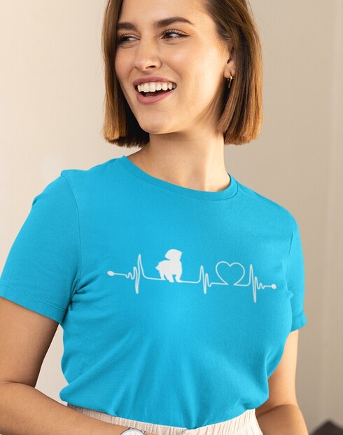 Dámské tričko Maltézák tep