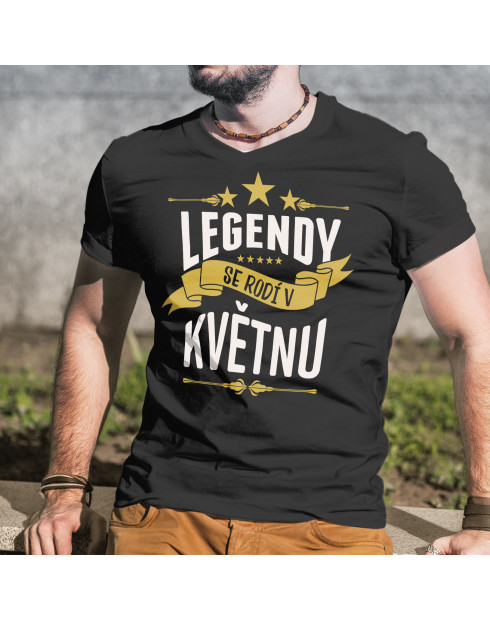 Pánské tričko Legendy se rodí ...