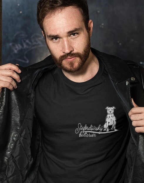 Pánské tričko Stafordšírsky bulteriér 2