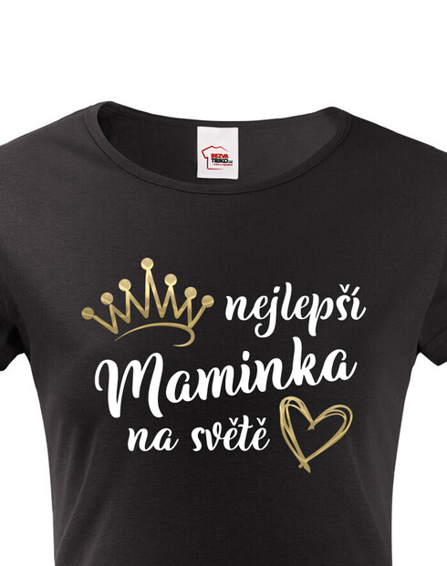 Dámské tričko Nejlepší maminka na světě
