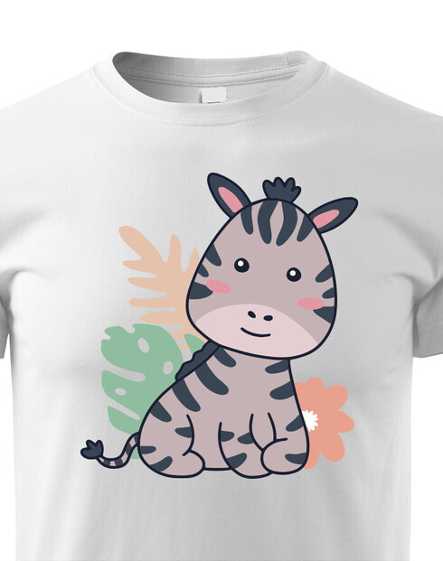 Dětské triko Zebra