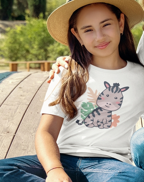 Dětské triko Zebra