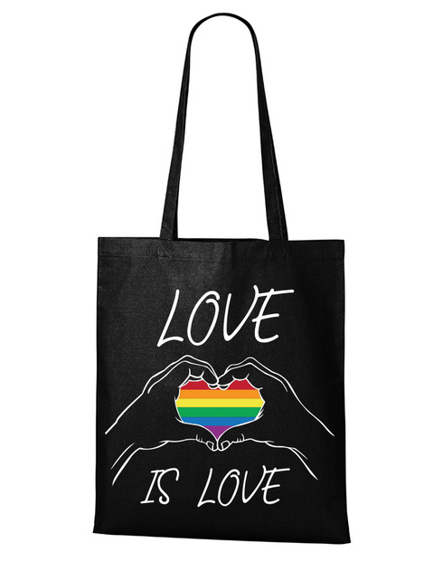 Plátěná taška Love is love
