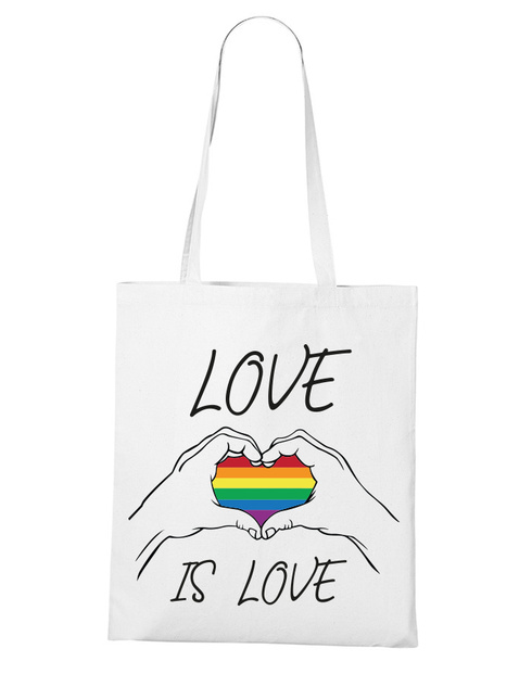 Plátěná taška Love is love