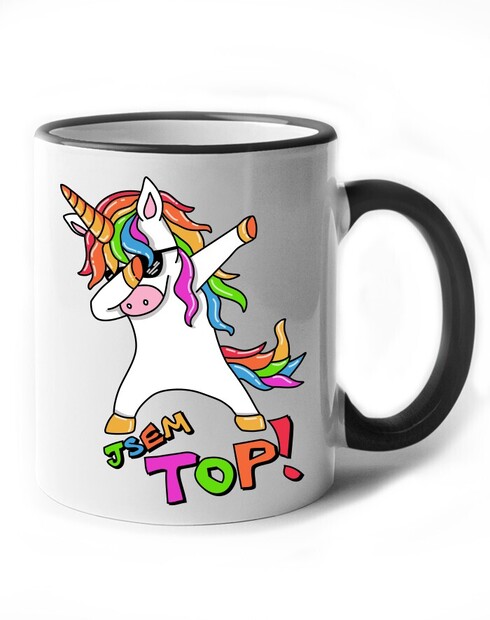 Vtipný keramický hrnek Jsem top!