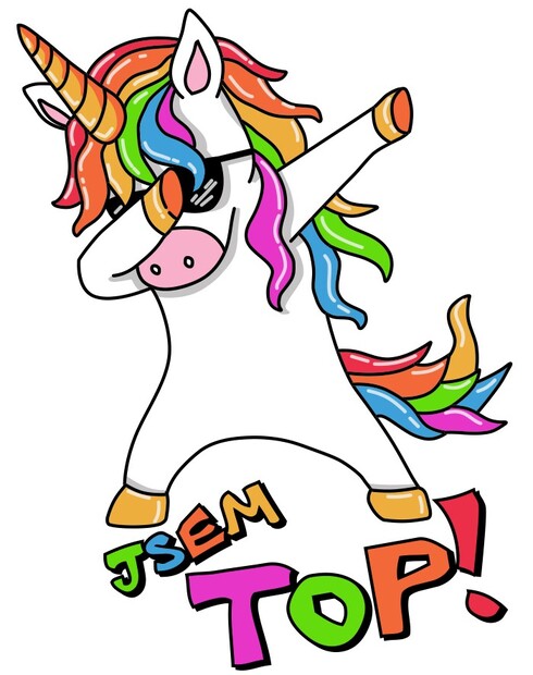 Vtipný keramický hrnek Jsem top!