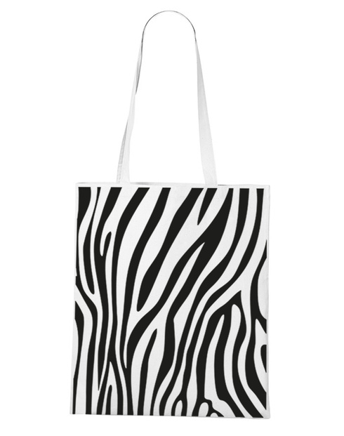 Plátěná taška Zebrový motiv