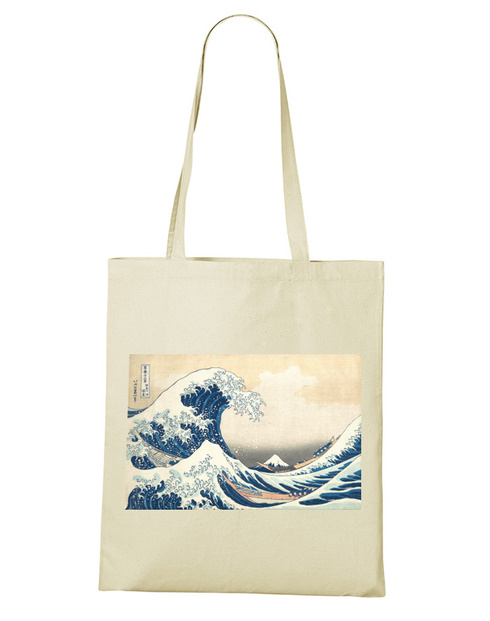 Plátěná taška Velká vlna u pobřeží Kanagawy