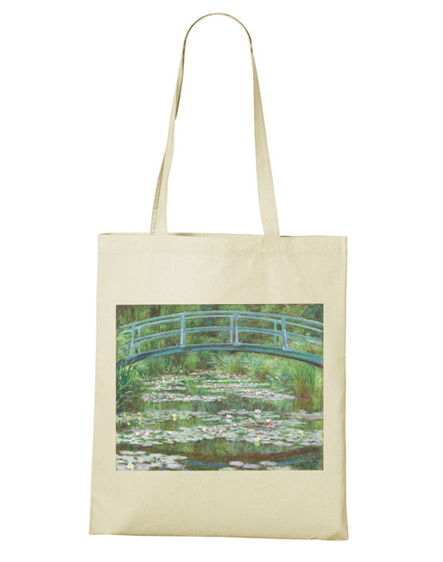 Plátěná taška Claude Monet Japonský most