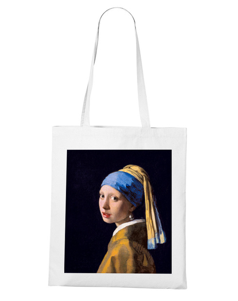 Plátěná taška Dívka s perlovou náušnicí