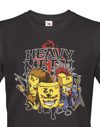 Pánské tričko Heavy metal chemistry