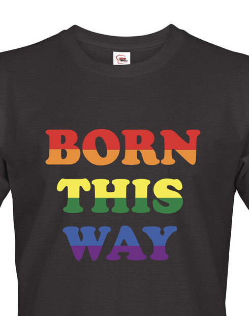 Pánské tričko Born this way