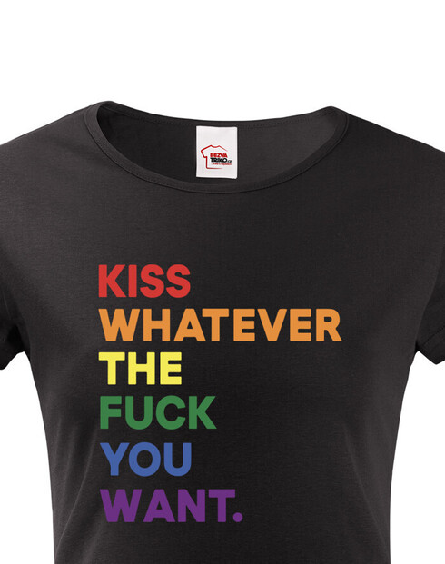 Dámské tričko Kiss whatever