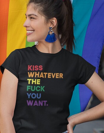 Dámské tričko Kiss whatever