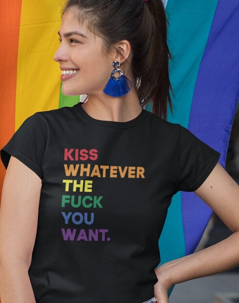 Dámské tričko Kiss whatever