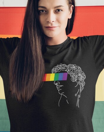 Dámské tričko LGBT art