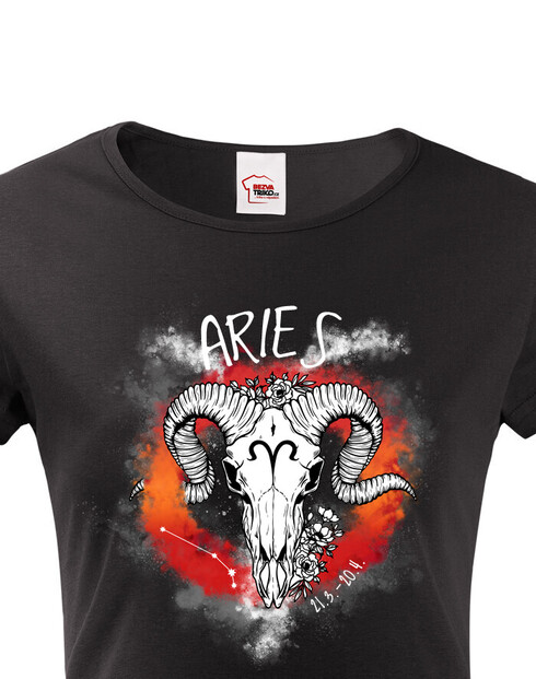 Dámské tričko se znamením zvěrokruhu Beran