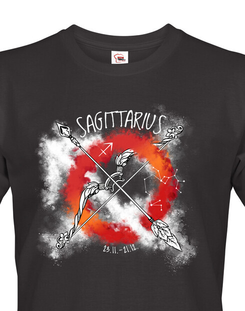 Pánské tričko se znamením zvěrokruhu Střelec