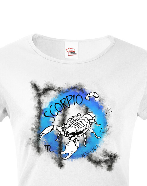 Dámské tričko se znamením zvěrokruhu Štír